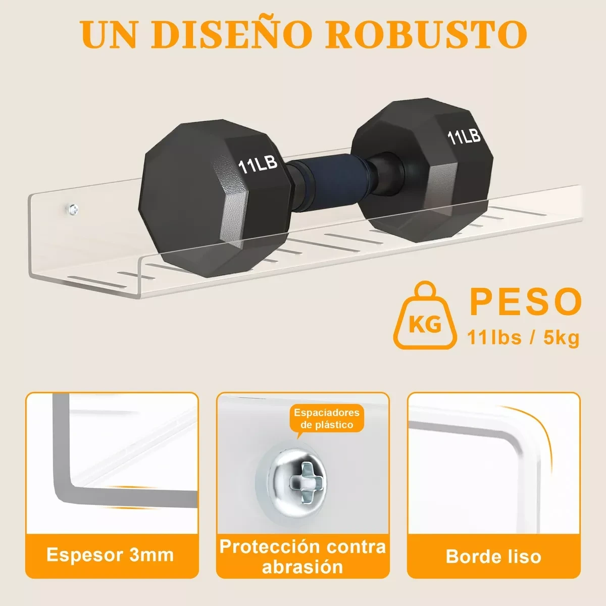 Repisas Flotantes 4 Piezas - 2